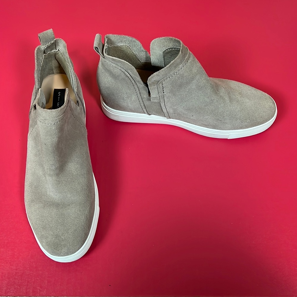 Steven Steve Madden Leather Barker Boots Sneakers Shoes 9